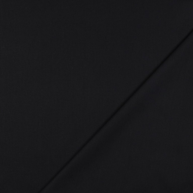 Popeline de coton noir