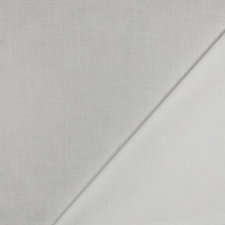 Popeline de coton Blanc