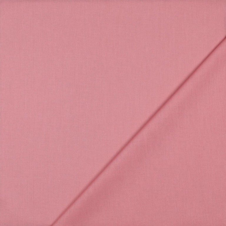 Popeline de coton rose
