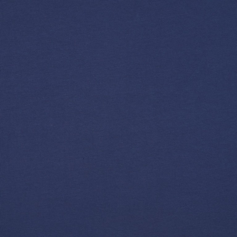 Jersey coton uni Bleu