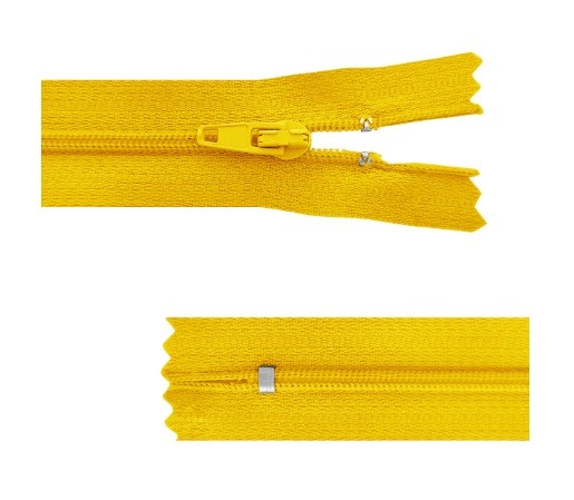 Fermeture à glissière Jaune