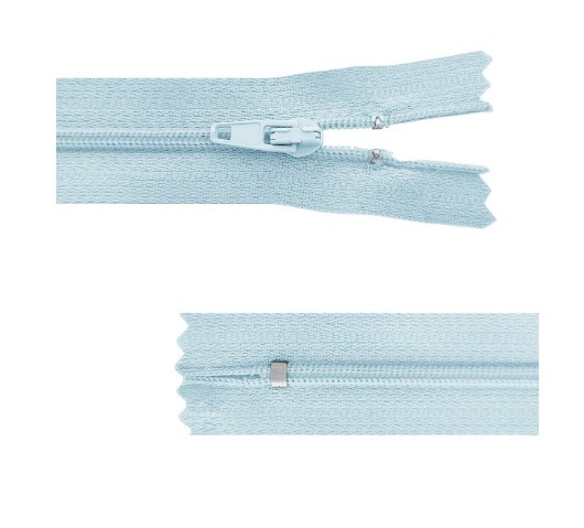 Fermeture à glissière Bleu ciel