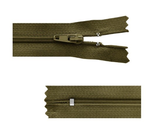 Fermeture à glissière Vert Ficus