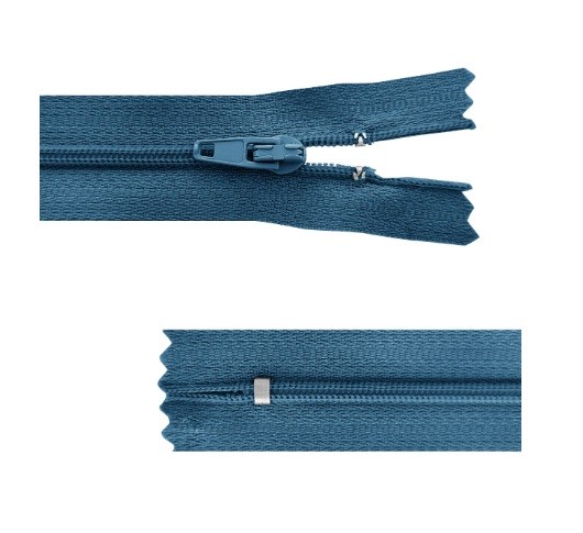 Fermeture à glissière Bleuet