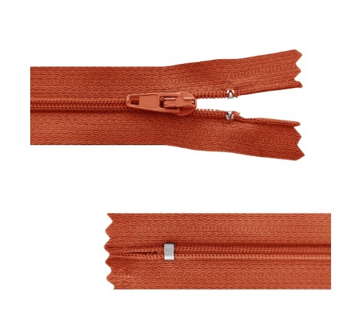 Fermeture à glissière Terra cotta