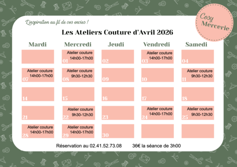 ateliers avril 2026