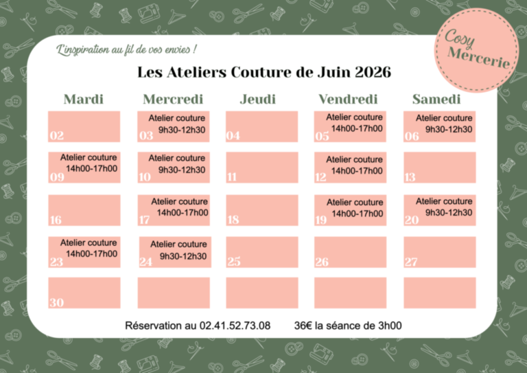 ateliers juin 2026