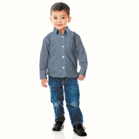 Popeline de coton Emilie - Bleu marine