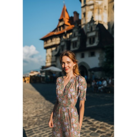 Popeline de coton Sienna