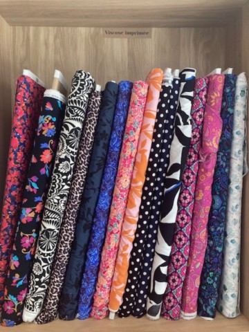 Viscose imprimée