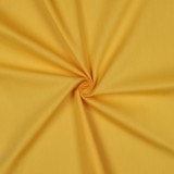 Popeline de coton jaune