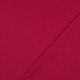 Popeline de coton cerise