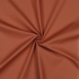 Popeline de coton rouille