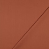 Popeline de coton rouille