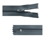 Fermeture à glissière Gris foncé