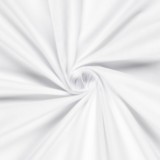 Cretonne de coton Blanc