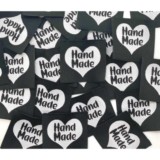 Etiquette Hand made noir